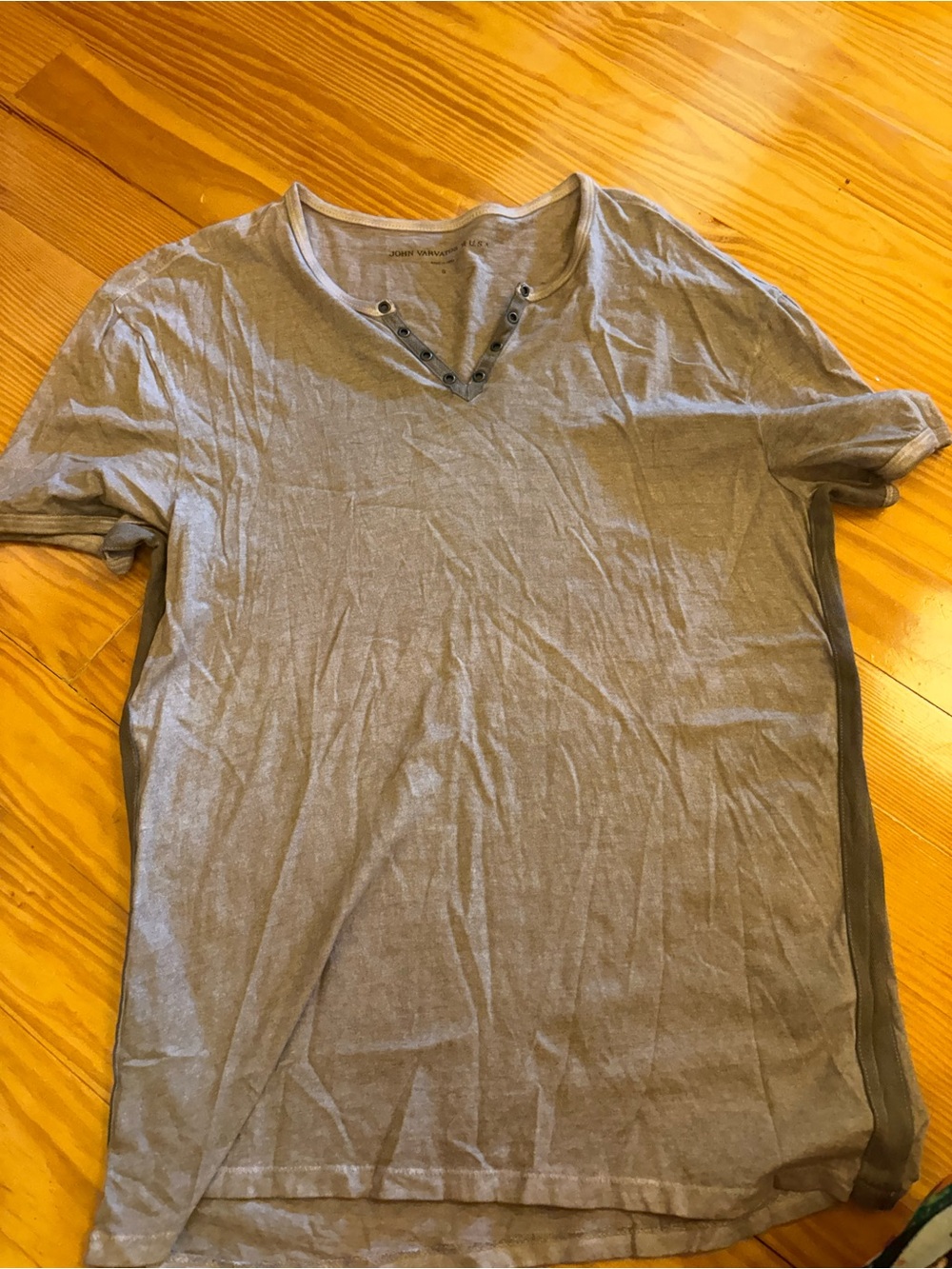 John Varvatos Light Short-Sleeve Henley
